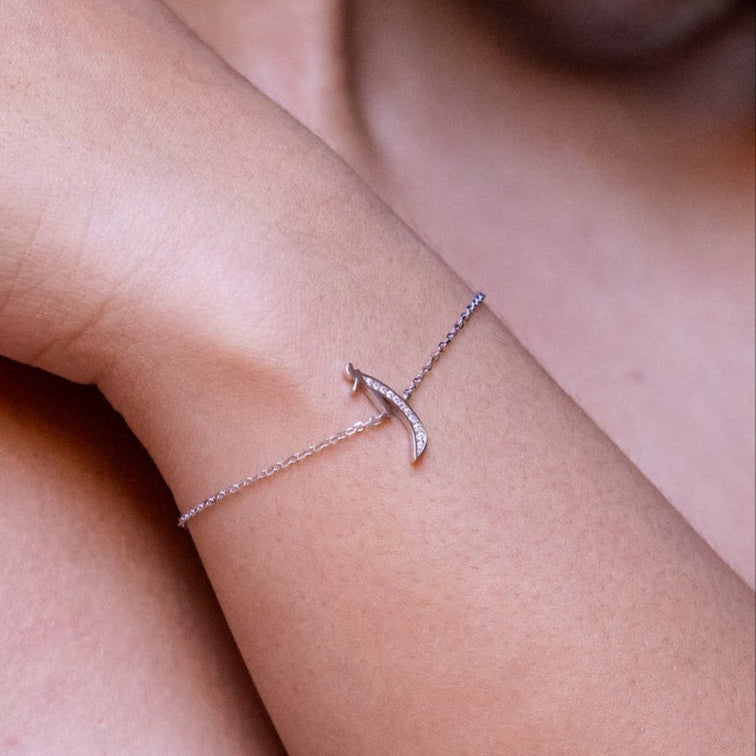 Arabic Initial Bracelet (أ)
